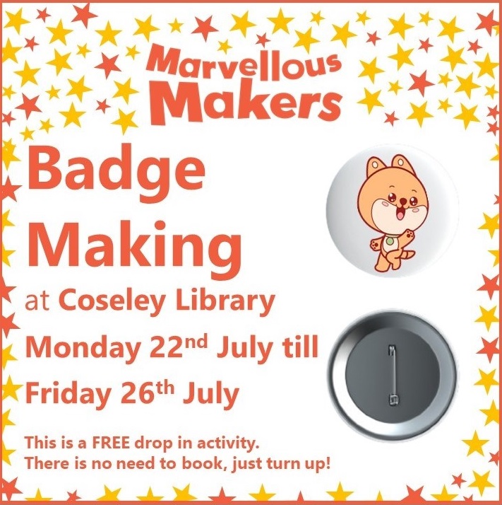 Coseley Library - Badge Making